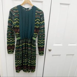 M Missoni Green Knit Dress